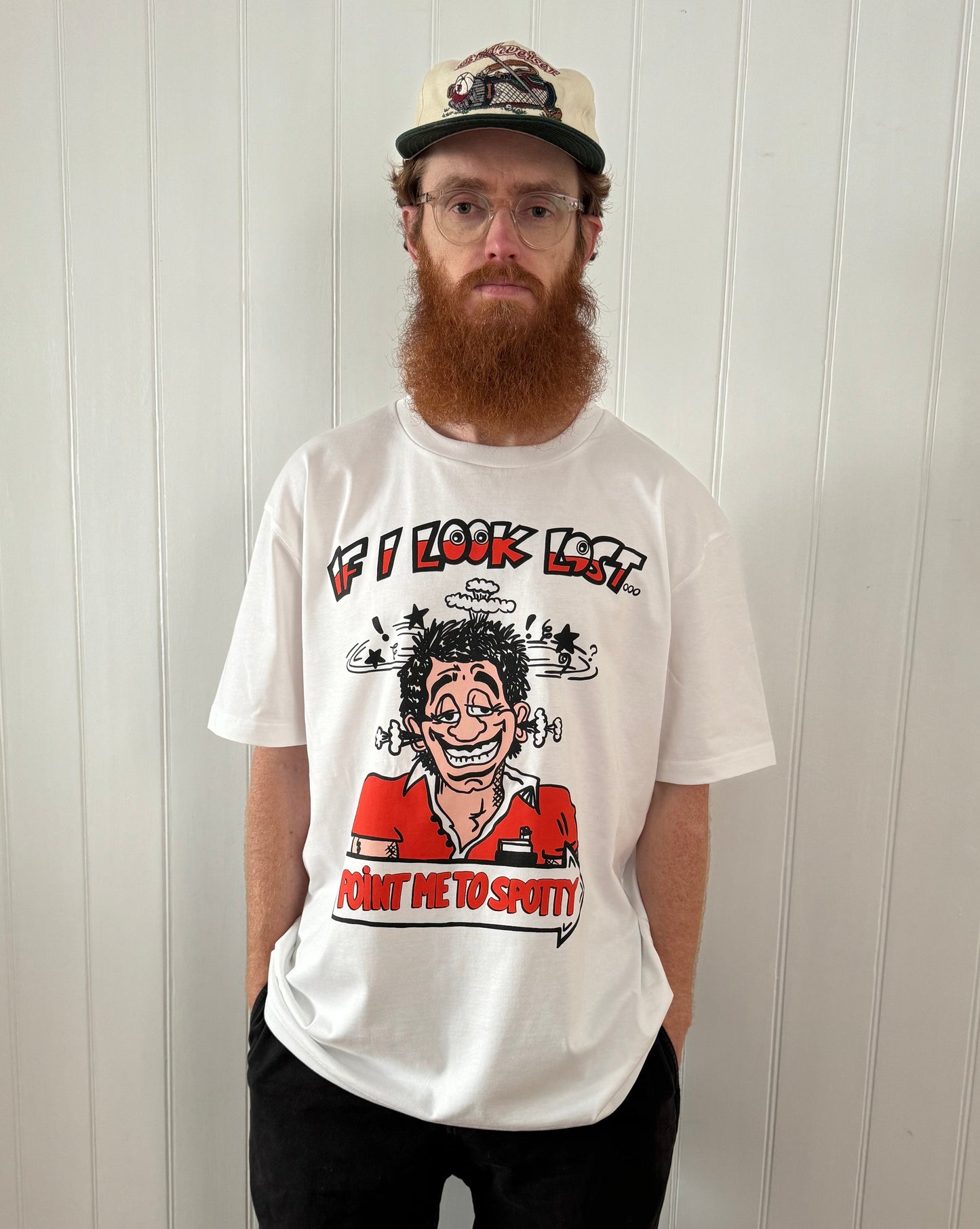 Spotty Dog If I Look Lost Heavy Weight T-Shirt